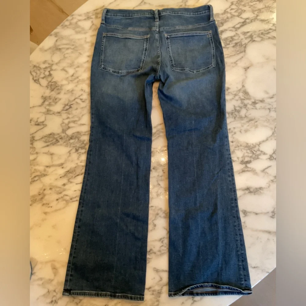 EUC Madewell Kick Out Full Length Jean Sz 31 tear near pocket sew or patch incl - Picture 7 of 14